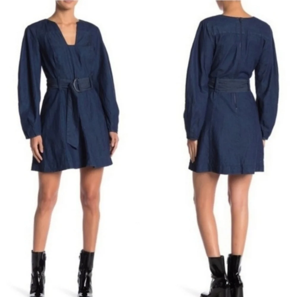Free People Karmen Chambary Denim Dress - Picture 10 of 10